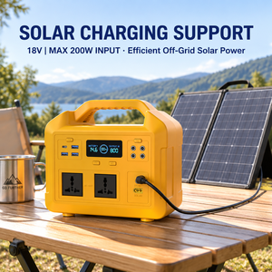 Estación de Energía Solar Portátil de 300W con Batería LiFePO4 de 307Wh, Generador de Onda Sinusoidal Pura para Camping, Emergencias y Respaldo, Venta al Por Mayor - Product Image 3