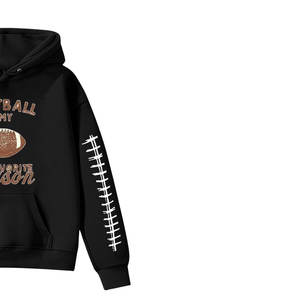 À la mode DTF DTG strass personnalisé imprimé à capuche Streetwear pull sweat à capuche pour hommes femmes - Product Image 3