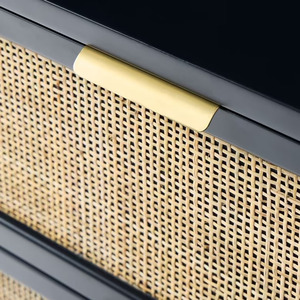 Kusum Art โต๊ะข้างเตียงทำจากไม้และเหล็กสำหรับใช้ในห้องนอนห้องรับประทานอาหารและทางเข้าบ้านและห้องโถง - Product Image 5