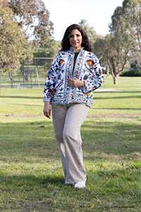 Venta a granel Suzani bordado bohemio señoras chaquetas Suzani bordado Kimonos para damas - Product Image 4