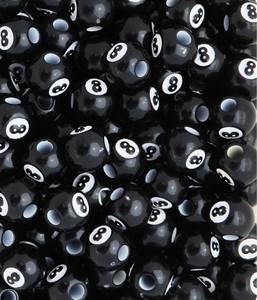 Balles de billard noires Logo personnalisé Balles de billard Design personnalisé Couleur personnalisée - Product Image 5