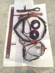 Ensemble de harnais pour chevaux pour une course et une équitation sûres/Ensemble de harnais de cheval intelligent en cuir pour un confort et un contrôle ultimes - Product Image 3