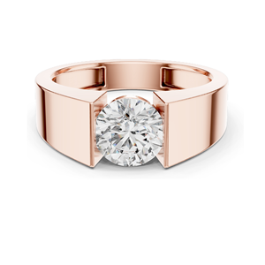 Anillo Solitario con Diamante Cultivado en Laboratorio de 1.5 CT para Mujer, Claridad VVS-VS EF, Disponible en Oro de 18KT, 14KT, 10KT y Plata 925, Color Rosa - Product Image 2