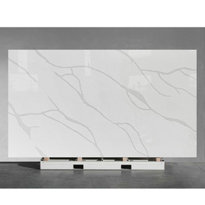NV1005 Piedra de Cuarzo Calacatta Sutil, Piedra de Cuarzo Artificial Calacatta para Ingeniería Comercial, Losa de Encimera de Cuarzo Artificial - Product Image 1