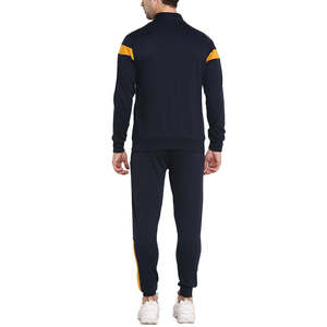 Survêtement à fermeture éclair personnalisable pour hommes vente en gros ensemble deux pièces pour l'entraînement et le sport pour la collection d'hiver survêtement de fitness - Product Image 3