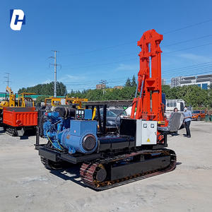 Macchina per Palificazione Fotovoltaica Cingolata Anti-collisione, Macchina per Palificazione Pannelli Solari, Piccola Macchina Perforatrice Cingolata - Product Image 1