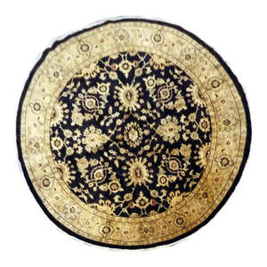 Alfombra de Peshawar y Khotan anudada a mano, única en su tipo, de 8'11 x 8'10, Pes_Kho_234 - Product Image 1