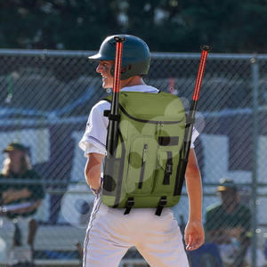 กระเป๋าเป้สะพายหลังสำหรับผู้ใหญ่พร้อมที่ใส่ไม้เบสบอลและตะขอเกี่ยวรั้วน้ำหนักเบากระเป๋าซอฟต์บอลสำหรับผู้ชาย - Product Image 4