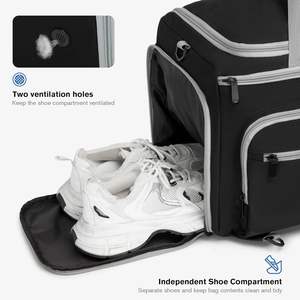 Large Pickleball <b>Backpack</b> with 30-40L Capacity Holds 4 Paddles <b>Accessories</b> Shoe Compartment Fence Hooks Multiple Storage Pockets - Product Image 3