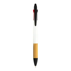 Penna in Bambù Personalizzata con Ricariche Multiple, Gadget Promozionale - Product Image 2