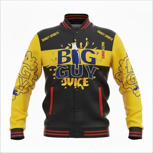 Veste universitaire brodée en gros pour hommes en laine/viscose avec logo personnalisé sublimé, patchs, design de lettres solides, service OEM - Product Image 4