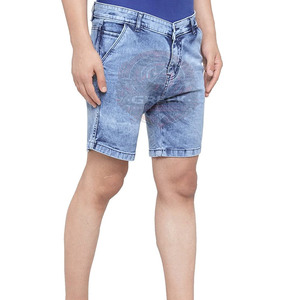 กางเกงยีนส์ขาสั้นผู้ชายผ้าเดนิมน้ำหนักเบา ระบายอากาศได้ดี ผลิตในปากีสถาน คุณภาพสูง สวมใส่สบาย - Product Image 3