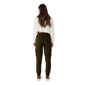 Pantalones Casuales de Pierna Ancha y Cintura Alta para Mujer, Elegantes, Cómodos, Transpirables y Suaves, Pantalones Tejidos con Estampado Formal - Product Image 3