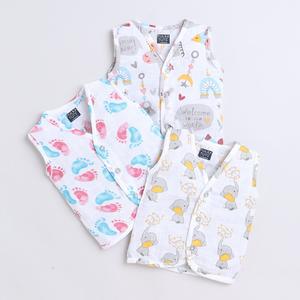 เสื้อกั๊กลายจุด3ชิ้นครึ่งแขน/jhabla-หลากสี - Product Image 1