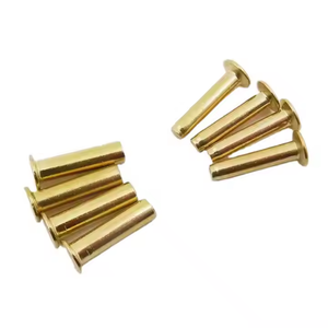 Rivet en cuivre fendu pour frein, métal zingué, fourniture d'usine, certifié ISO - Product Image 1
