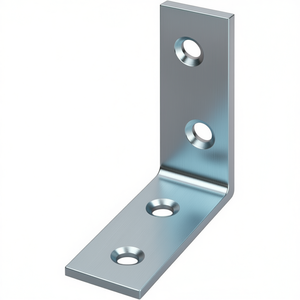 HOHAGE Lot de 100 supports de chaise en fer chromé bleu, longueur 25 mm, largeur 14 mm, épaisseur 2 mm, pour organisateurs de placards - Product Image 3