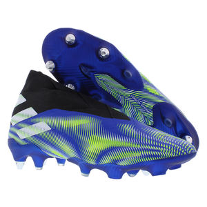 Adidas รองเท้าฟุตบอลผู้ชายสีพื้นนุ่มสีฟ้า | 100% ของแท้ - Product Image 3