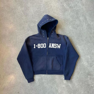 Sudadera con Capucha para Hombre, Estilo Deslavado Ácido, Degradado en Rosa con Pedrería, 100% Algodón, Invierno, Impresión Serigráfica - Product Image 1