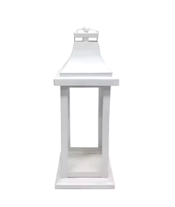 Lanterne de décoration en verre en métal simple faite à la main de luxe avec bougeoir pour les décorations de Noël à bas quantité minimale de commande meilleure vente incroyable - Product Image 3