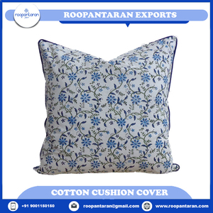 ปลอกหมอนอิงทำจากผ้าฝ้าย100%,ปลอกหมอนพิมพ์ลายบล็อกมือ20แผ่น - Product Image 2