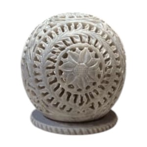 La última producción de fábrica, candelabro de esteatita Natural hecho a mano para velas en arte de hojas para tallar T, cena y artículo de decoración - Product Image 2