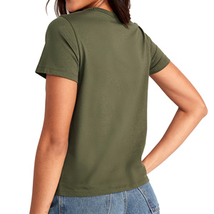 Streatwear pour femmes T-shirts à manches courtes et col en V Vêtements tricotés personnalisés pour femmes du Bangladesh - Product Image 6