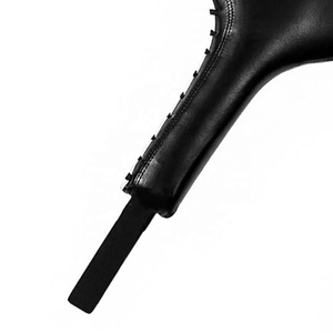Nouvelle conception, pagaie de frappe en cuir durable, mannequin d'entraînement de boxe, en vente pour la pratique du punching - Product Image 2