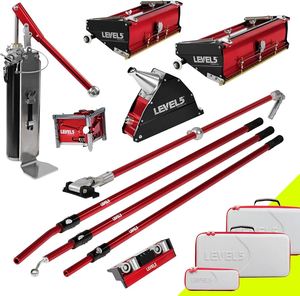 Nouveau en stock : Kit complet de pose de plaques de plâtre LEVEL5 – Boîtes de ruban adhésif plat – Têtes angulaires + Mini-rouleau + Rouleau d'angle + Manches extensibles - Product Image 1