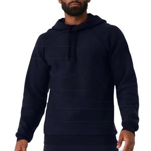 Jersey de invierno de alta calidad para hombre, Sudadera con capucha, sudaderas transpirables de algodón de color sólido, técnica teñida lisa - Product Image 1