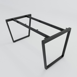 CBTC007 Minimalist Cast Iron Trapez Concept Assembly Table <b>Legs</b> 140x80cm for <b>Kitchen</b> Hospital & Gym Furniture - Product Image 1