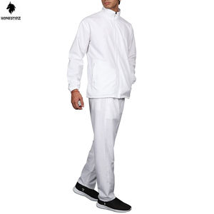 ชุดวอร์มวอร์มลำลอง2ชิ้นแนววินเทจของผู้ชายชุดวอร์มแบบยืดหยุ่นเอวแบนสไตล์ด้านหน้าสำหรับกลางแจ้ง - Product Image 3