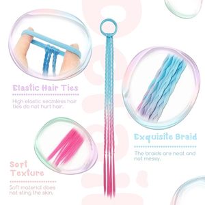 Accessoires <span class=keywords><strong>de</strong></span> cheveux <span class=keywords><strong>de</strong></span> mode pour les filles, extensions <span class=keywords><strong>de</strong></span> cheveux colorées pour les filles, accessoires <span class=keywords><strong>de</strong></span> jour <span class=keywords><strong>de</strong></span> cheveux fous - Product Image 2