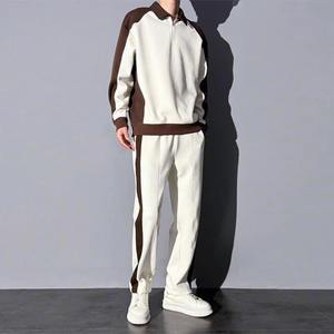 Conjunto Deportivo Informal Elástico de Sudadera y Pantalones Deportivos con Parches de Moda para Mujer, Top Deportivo Cómodo, Pantalones Activos 100% - Product Image 2