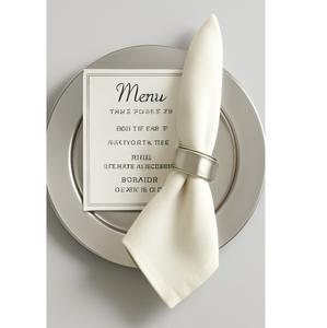 Assiette chargeur en métal de couleur bleue avec rond de serviette gratuit, touche élégante à votre vaisselle, parfaite pour les collections d'ustensiles de cuisine modernes - Product Image 5