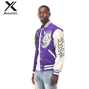 Chaqueta Varsity de Béisbol Personalizada de Alta Gama para Hombre, Estilo Urbano Americano de Lujo, Lona Premium, Invierno, Nueva, de Fabricante - Product Image 5