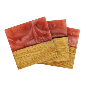 รถไฟเหาะเรซินมะม่วงแบบอินเดียถาดรองแก้วไม้เรซินแบบแฮนด์เมดดีไซน์โบราณโดยงานฝีมือ RF - Product Image 5