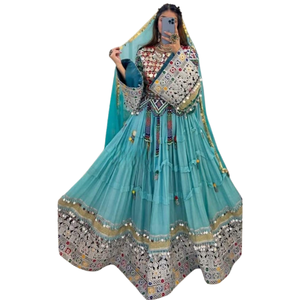 Vestido afgano tradicional hecho a mano de alta calidad para mujer, ropa afgana con cremallera y decoraciones de encaje, precios - Product Image 1
