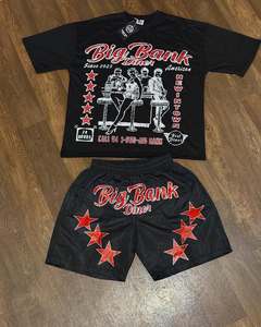 Ensemble de shorts pour hommes en coton 100% de haute qualité, coupe décontractée, imprimé, prix de gros bas, respirant - Product Image 4