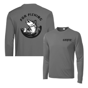 เสื้อตกปลาผ้าโพลีเอสเตอร์สำหรับผู้ชายแห้งเร็วป้องกันแสงแดดเสื้อผ้าตกปลาขนาดใหญ่พิเศษกันน้ำได้ตามต้องการ - Product Image 3