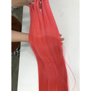 Pink fashional Bonestraight <b>Remy</b> <b>Hair</b> <b>Extensions</b> Super Double long High Quality Cuticle Aligned Vietnamese Raw Human <b>Hair</b> - Product Image 6