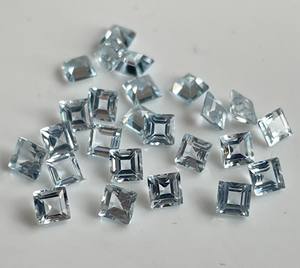 ท้องฟ้าสีฟ้าบุษราคัมสแควร์3มมตัดเหลี่ยมเพชรพลอย-หลวมท้องฟ้าสีฟ้าบุษราคัมสแควร์ตัด - Product Image 3