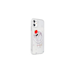 Coque rigide magnétique transparente compatible MagSafe pour iPhone 11, motif fraise, inspirée de l'INS, également compatible XR - Product Image 3