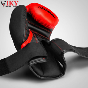 Guantes de boxeo de cuero de excelente calidad, duraderos y ligeros, guantes de boxeo de cuero PU de tamaño de entrenamiento de patadas 10oz 12oz - Product Image 4