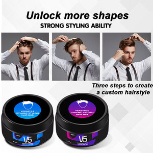 Assurance qualité Salon de coiffure Matt Hair Clay Spider Wax pour hommes Tous types de cheveux Forte tenue Gel de tressage Hair Clay - Product Image 6