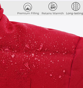 Manteau à capuche d'hiver en nylon pour hommes, chaud et léger, avec logo personnalisé, vestes à capuche en duvet de bulles - Product Image 5