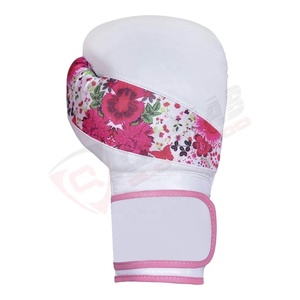 Gants de boxe en cuir PU respirant à motifs floraux, fabriqués sur mesure, faible MOQ, pour la protection des mains, à vendre - Product Image 3