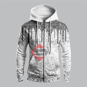 เสื้อฮู้ดผ้าฟลีซสำหรับผู้ชายเสื้อสวมหัวปรับแต่งได้3D ลายการ์ตูนคอเสื้อแบบมีเชือกผูกสำหรับฤดูหนาว - Product Image 2