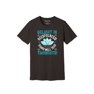 Camiseta informal de algodón 100% con impresión de temas de Buda en 3D, 12 opciones de color, 160-180, colocación de diseño personalizable GSM pesado - Product Image 5