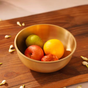 Cuenco Decorativo de Metal Hecho a Mano, Elegante Centro de Mesa para Comedor, Sala de Estar, Cocina y Decoración del Hogar - Product Image 1