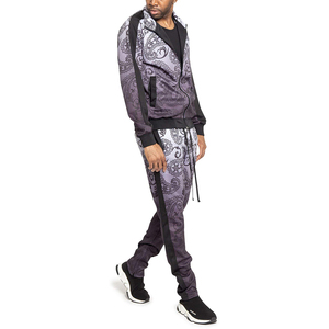 Top Trending Fashionable <b>Men</b> Fleece and Polyester Sublimation Tracksuits Hooded Slim Fit Comfortable Low MOQ Unique Design - Product Image 1
